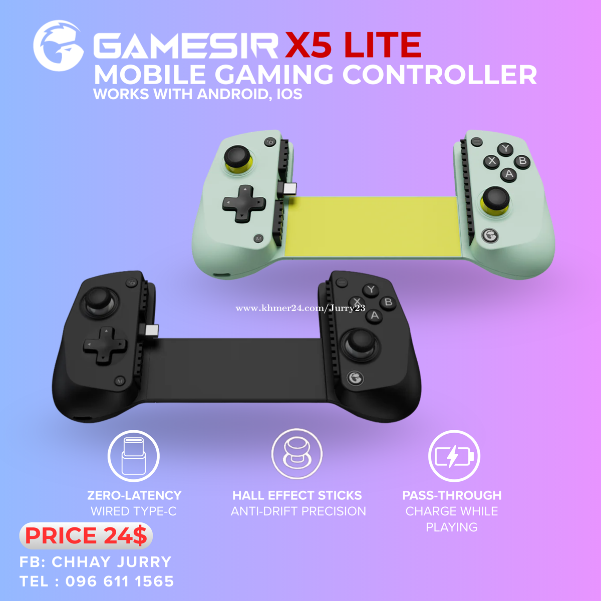 GameSir X5 Lite Type-C (24$)