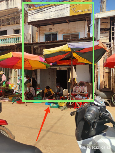 ផ្ទះលក់(ក្រុងសួង)ជាប់ផ្សារ(ផ្លូវបេតុង)