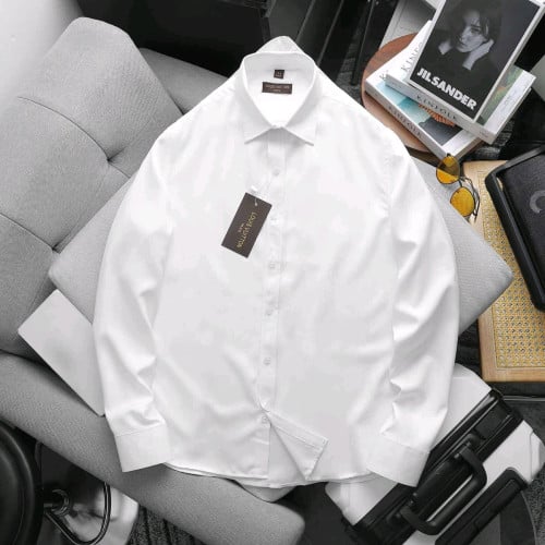 អាវក្រណាត់ដៃវែងប្រេនLVSize M L XL 2XL 3XL 4XL 5XL 48kg-105kg