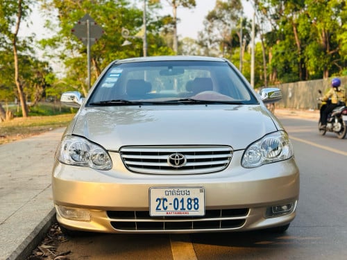 ជំរាបសួរពុកម៉ែបងប្អូនខ្ញុំលក់ឡានមួយគ្រឿងToyota Corollaឆ្នាំ2004ABSប្រភេទឡានថ្មីតំលៃ9900$$និយាយគ្នា។