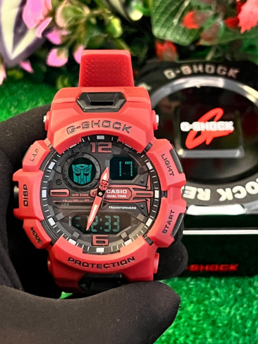 🔥 Casio G-Shock Replica Optimus Prime Transformers Edition – Grey / Blue