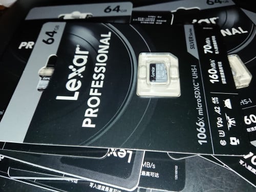 160MB/S Original 100% Lexar Micro SD Card Lexar 1066x Lexar silver 64GB U3 4k original 100%