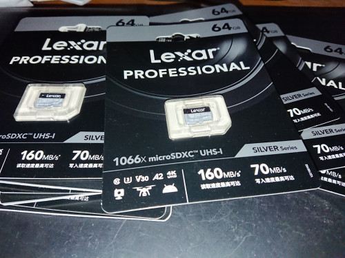 160MB/S Original 100% Lexar Micro SD Card Lexar 1066x Lexar silver 64GB U3 4k original 100%