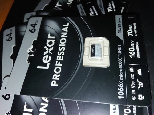 160MB/S Original 100% Lexar Micro SD Card Lexar 1066x Lexar silver 64GB U3 4k original 100%