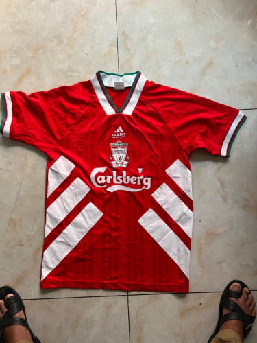 ADIDAS FC LIVERPOOL 1993-95 (M) JERSEY Original 🫰🏼 Vintage Made in UK