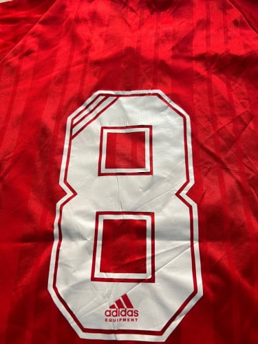 ADIDAS FC LIVERPOOL 1993-95 (M) JERSEY Original ๐ซฐ๐ผ Vintage Made in UK