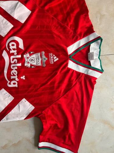 ADIDAS FC LIVERPOOL 1993-95 (M) JERSEY Original ๐ซฐ๐ผ Vintage Made in UK