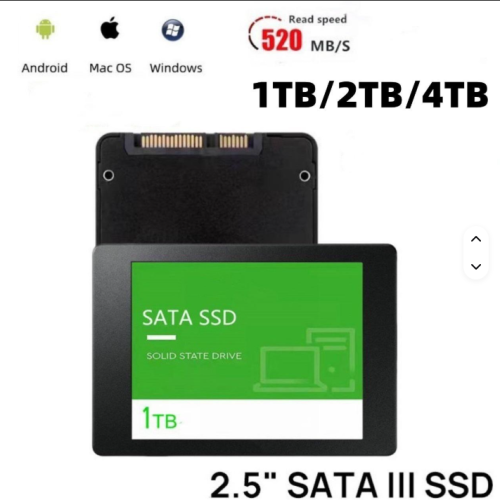 Big capacity SSD 1TB to 4TB for laptops