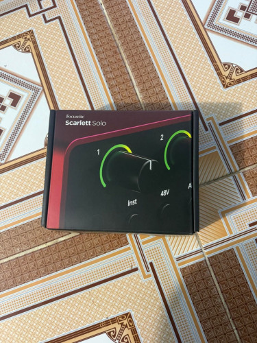Focusrite Scarlett Solo 3rd មួយទឹកប្រអប់95$ បាស់🔊 KRK Classic5 G3 279$ មួយទឹក Japan ចង់បាន inbox📥