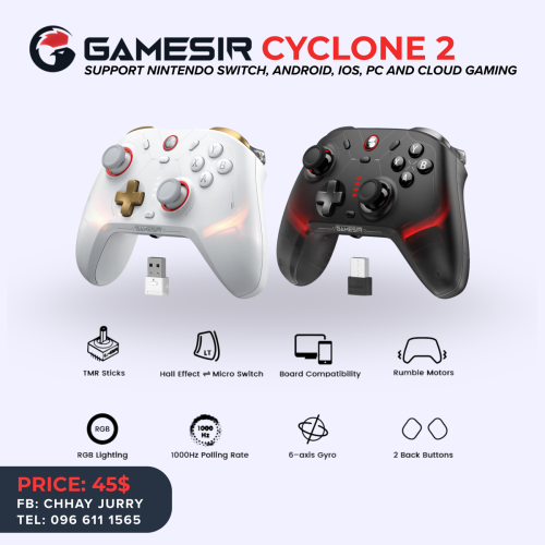 GameSir Cyclone 2 Tri-Mode Wireless Controller 🎮