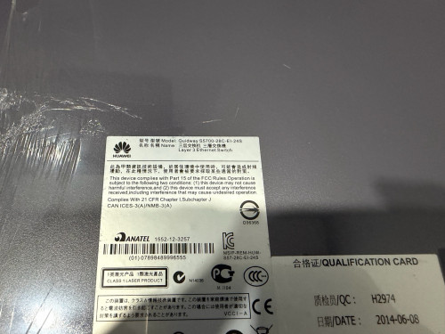 Huawei S5700-28C-EI-24S (Fiber Switch Layer 3)