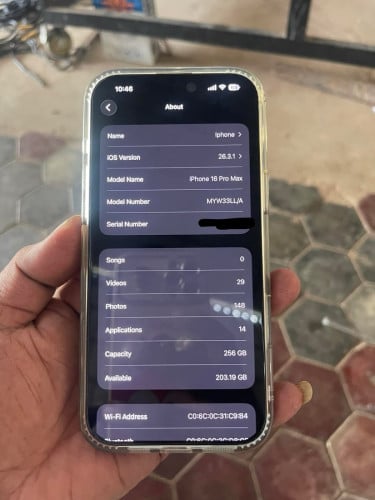 iPhone 16 pro max 250g