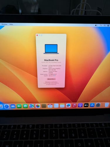 MacBook Pro 13inch core i7 Ram16G 256G