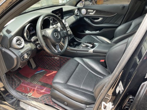 Mercedes-Benz​ C300 up C63  ឆ្នាំ2015  ហ្វូលអុបសិន​ ស្អាតៗណាស់​ ខ្មៅក្រិប🖤