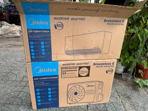 Midea MSCB1-09CRFN8(1 Hp inverter WiFi /1 សេស ស៊ីភ្លើងតិច )