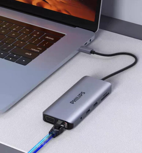 Philips USB C HUB R1688 all 11 in 1 original genuine 100% expense only 1time you get real quality