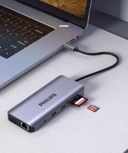 Philips USB C HUB R1688 all 11 in 1 original genuine 100% expense only 1time you get real quality