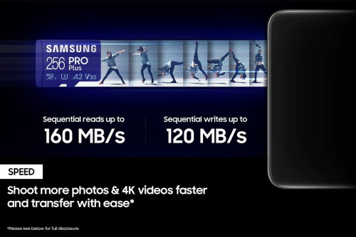 Samsung PRO Plus Micro SD 256GB PRO PLUS U3 4K 8K 160MB/S original 100% for speed and quality
