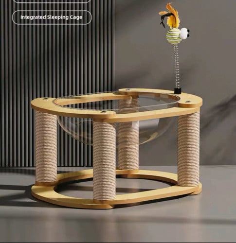Small cat tower with scratchers