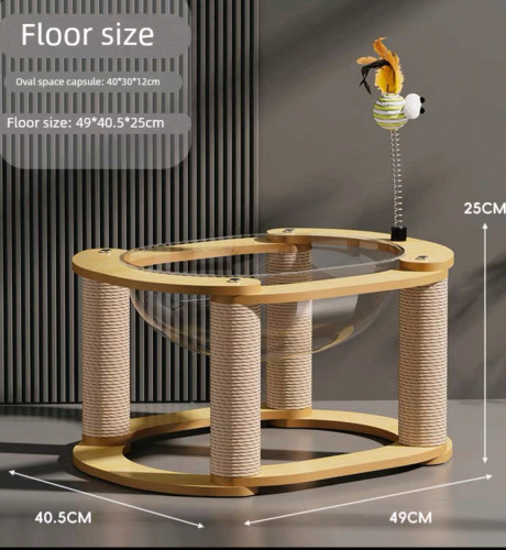 Small cat tower with scratchers