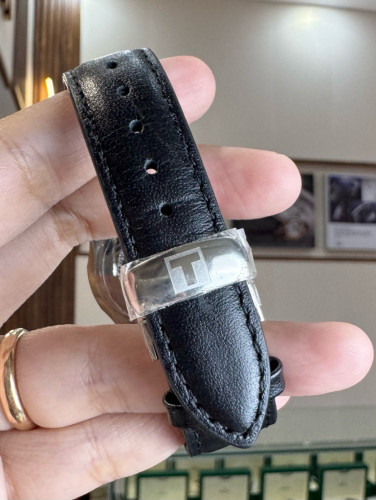 Tissot Couturier Black Dial Diamond Ladies Watch