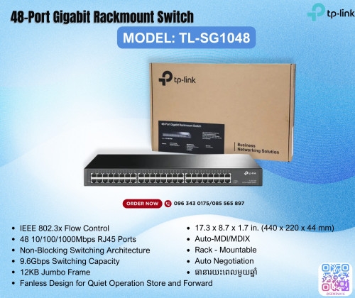 TP-LINK Desktop/Rackmount Switchសូមទាក់ទងមកសម្រាប់តម្លៃ