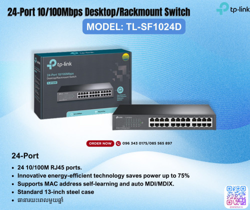 TP-LINK Desktop/Rackmount Switchសូមទាក់ទងមកសម្រាប់តម្លៃ