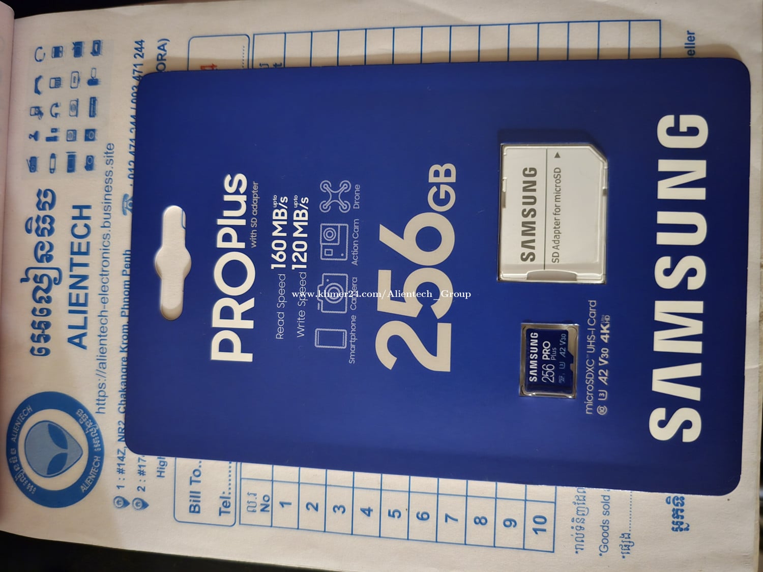 Samsung PRO Plus Micro SD 256GB PRO PLUS U3 4K 8K 160MB/S original 100% for speed and quality