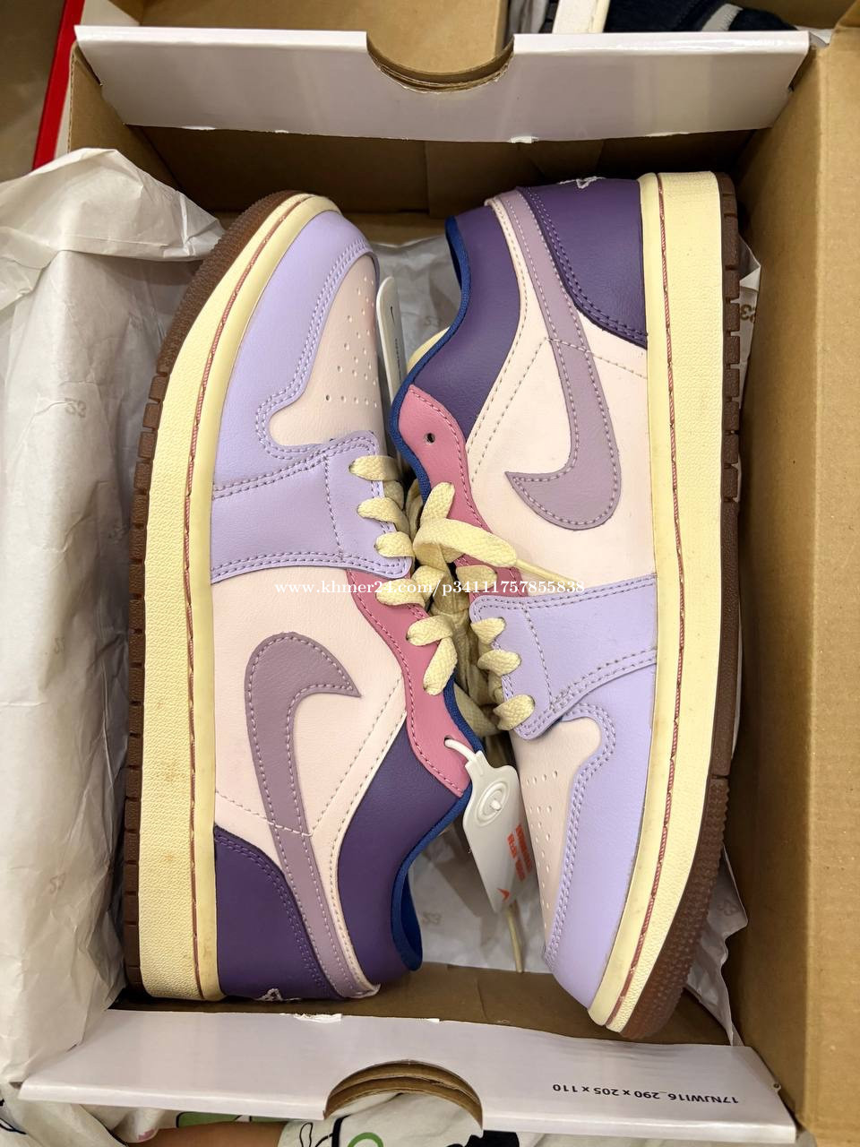 Air jordan 1 low pastel purple