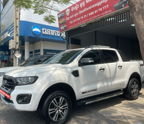 ម្ចាស់ដេីមទី1 ថ្មីខ្លាំង Ford Ranger Wildtrak 2021 BI-TURBO