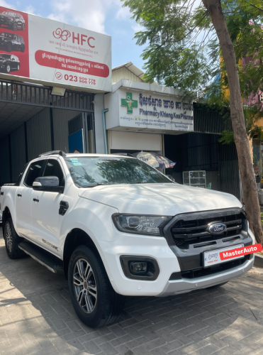 ម្ចាស់ដេីមទី1 ថ្មីខ្លាំង Ford Ranger Wildtrak 2021 BI-TURBO