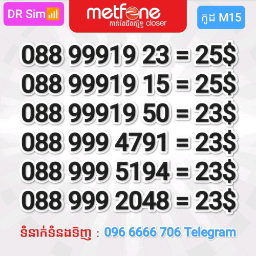 លេខប្រព័ន្ធ Metfone