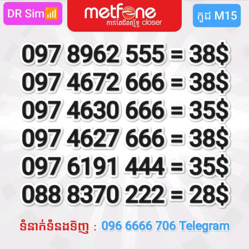លេខប្រព័ន្ធ Metfone