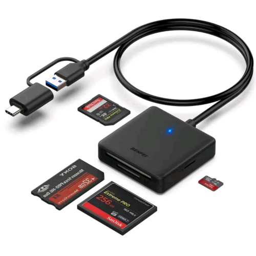 Card Reader មុខ២  Type C+USB