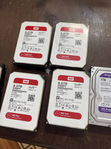 Hard Disk WD Purple 8TB Health 100%
