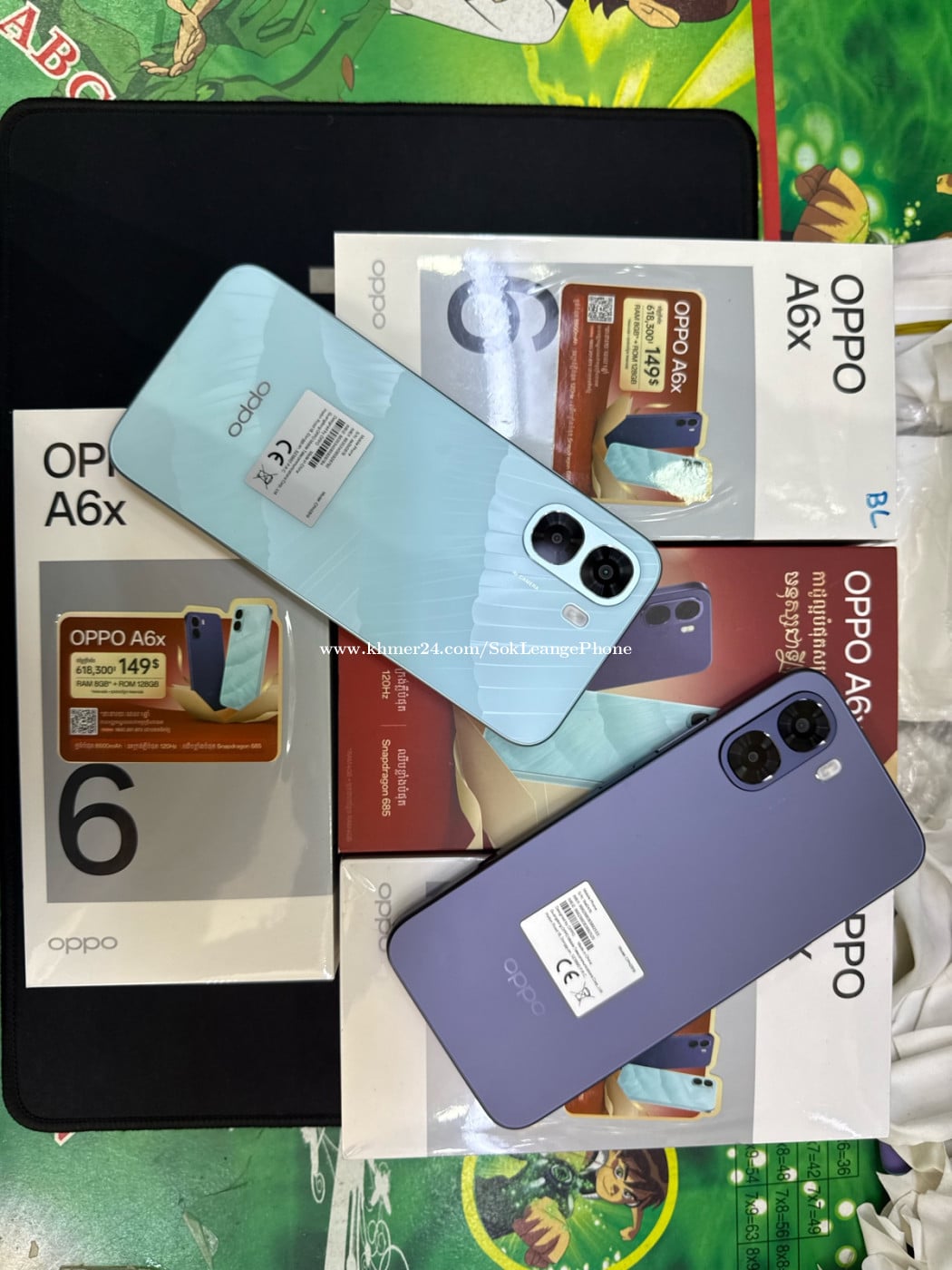 OPPO A6X(8G*+128g)ថ្មី