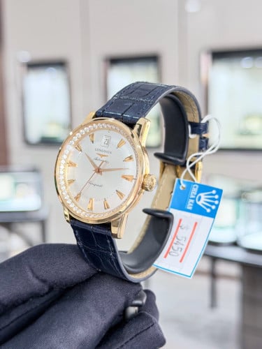 (មួយទឹក) Longines Conquest Heritage តួមាសតាន់ RoseGold 18K Automatic