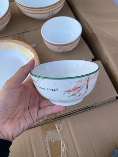 ចានបាយ ចានសម្ល Plate and Bowl