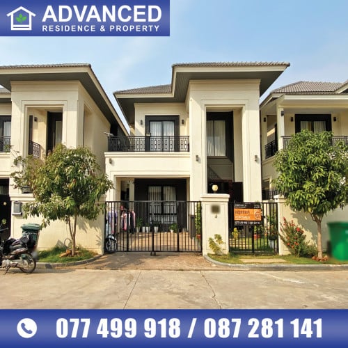 🏘 វីឡាឃ្វីន (Queen Villa) ក្នុងបុរី អាម៉ូរី ផ្លូវជាតិលេខ6A ត្រូវការលក់បន្ទាន់ខ្លាំង