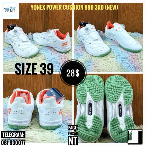 លក់ស្បែកជើងវាយសី Yonex Power Cushion 25$ និង 30$