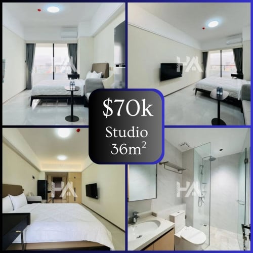 1 Bed + 1 Bath Studio | Condo for Sale in BKK 1