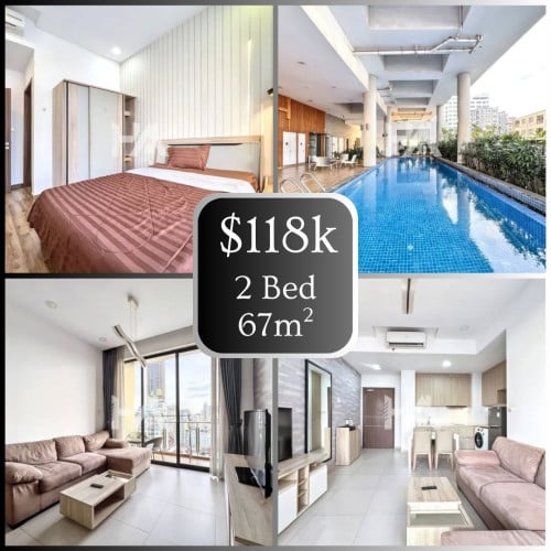 2 bed + 2 bath | Condo for Sale in BKK 3