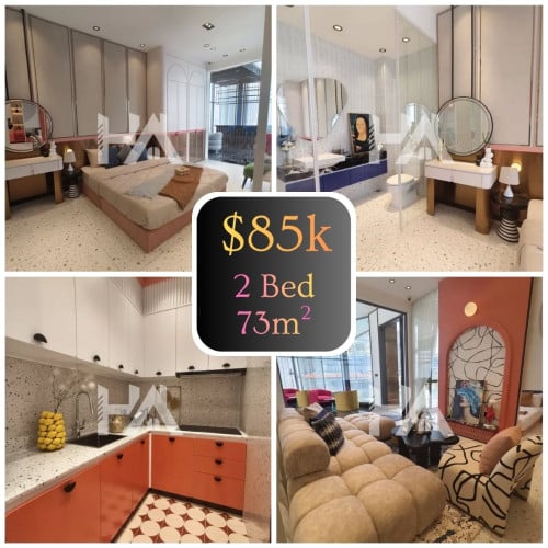 2 bed + 2 bath | Time Square 8 | Off-Plan Condo for Sale in Russian Market