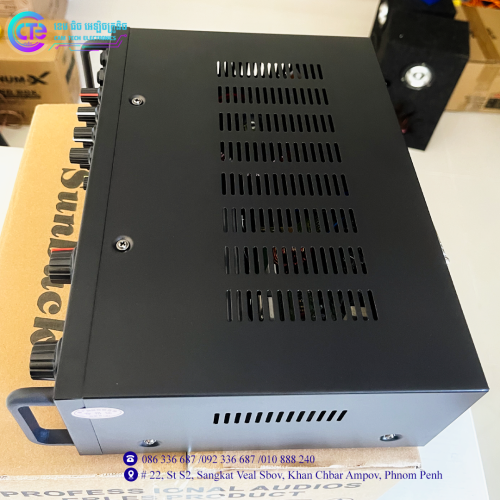 AV-326BT 1200W 2.0 Channel bluetooth 5.0 Car Home Audio Power HiFi Amplifier 12V/220V