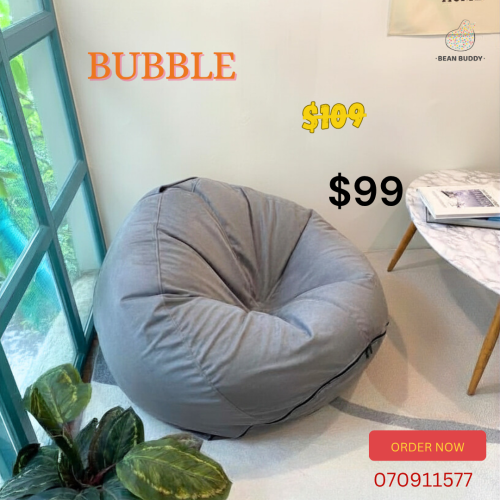 Bubble Bean Bag សាឡុងអង្គុយគ្រាប់ស្នោ