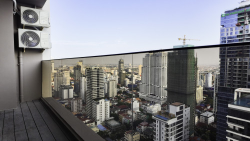 Condo 3- bedroom  for rent in Time Square5 IN BKK1