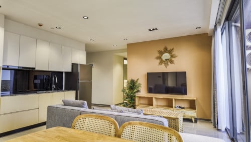 Condo 3- bedroom  for rent in Time Square5 IN BKK1