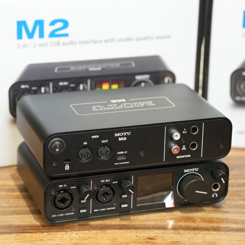 MOTU M2 - USB C sound card / used