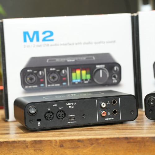 MOTU M2 - USB C sound card / used