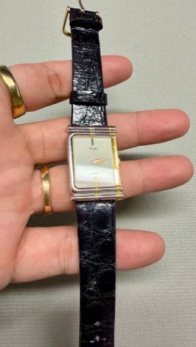 Original Ultra Rare Vintage SEIKO Porte Tank Ultra-Thin White Dial SGP Dress Watch JDM 1986 -Con 80%